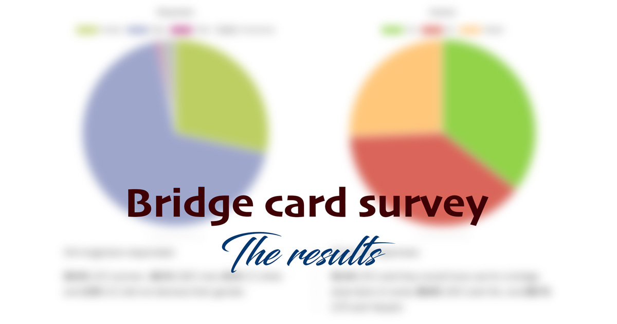 Bridge cards survey